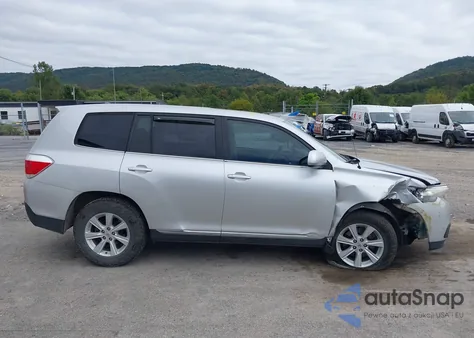2012 Toyota Highlander z USA, uszkodzony, nr VIN 5TDZA3EHXCS019953